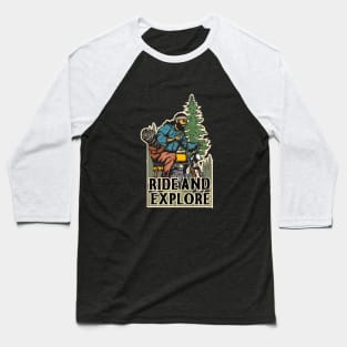 Ride and Explore Baseball T-Shirt